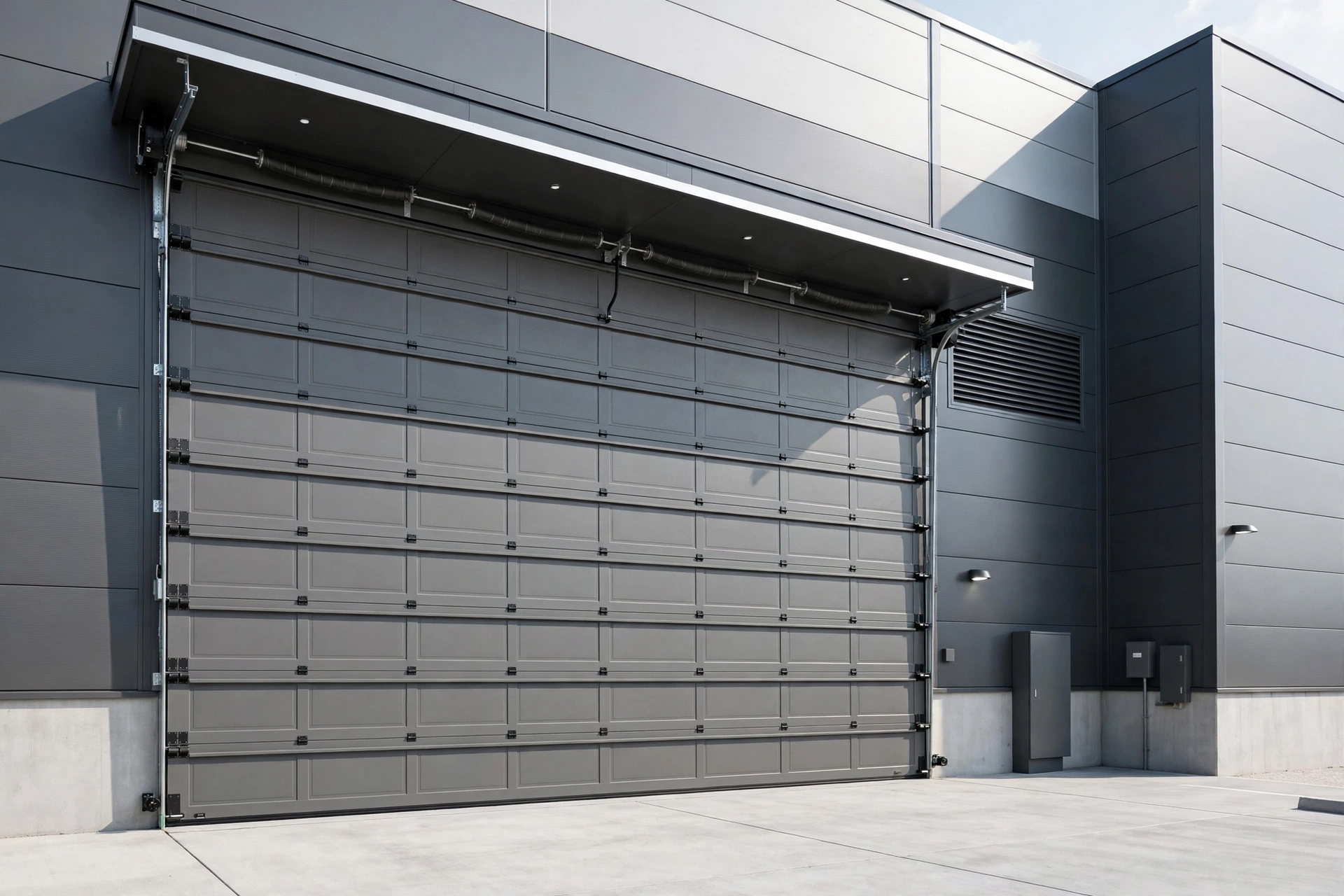 Commercial overhead door installation Virginia
